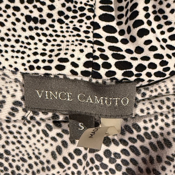 Vince Camuto Gray Printed Sleeveless Maxi Dress - Picture 4 of 5